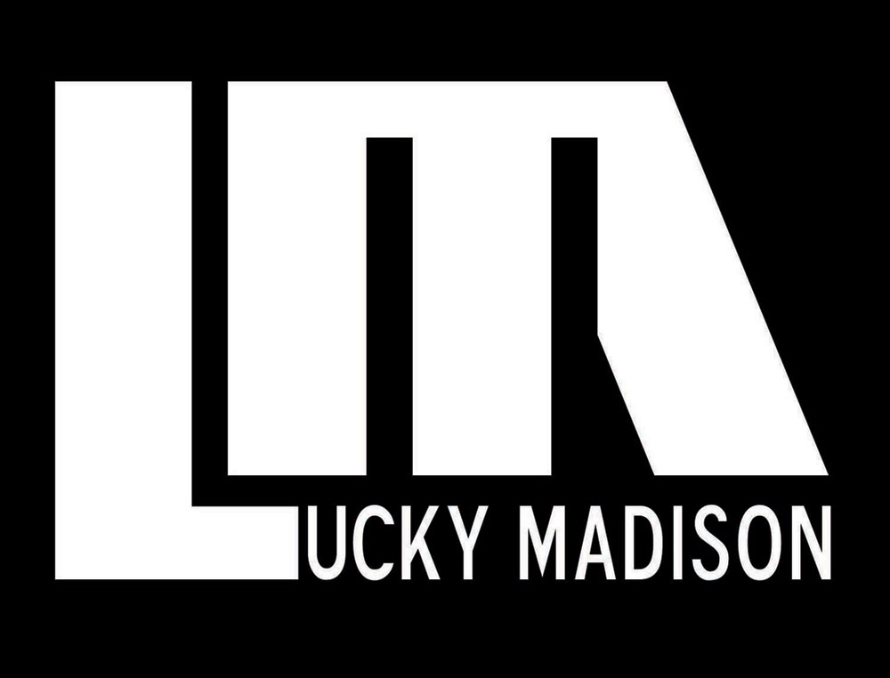 Lucky Madison Record label Logo Design