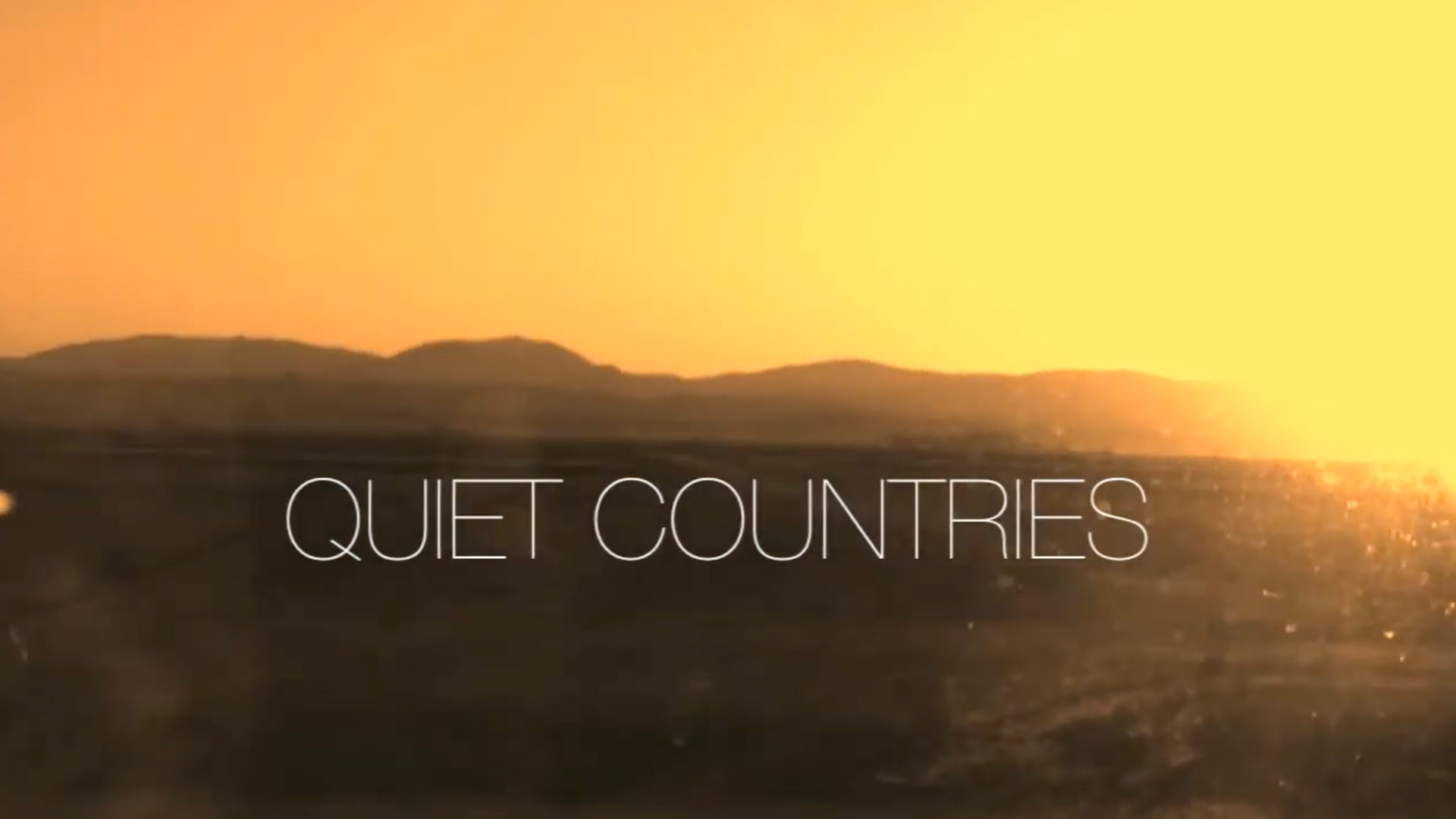 Quiet Countries Documentry for bands