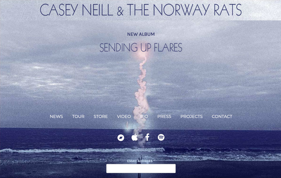 Casey Neil Band Website