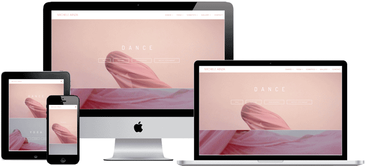 Michele Ainza website design